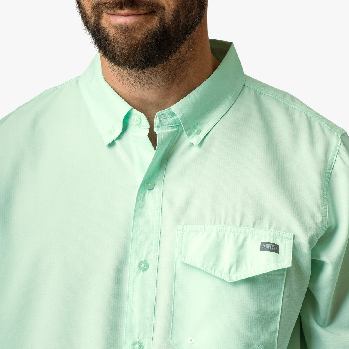 Mens Palomar LS Vented Fishing Shirts - AFTCO