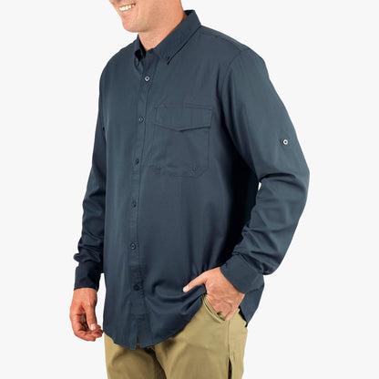 Mens Palomar LS Vented Fishing Shirts - AFTCO
