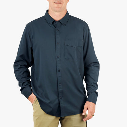 Mens Palomar LS Vented Fishing Shirts - AFTCO