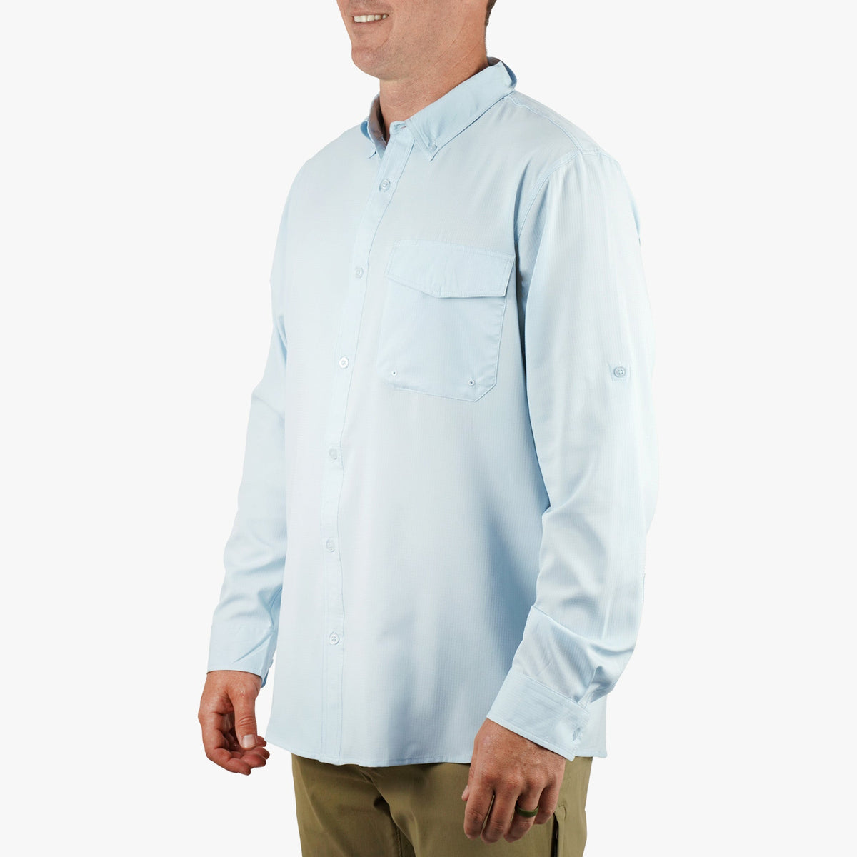 Mens Palomar LS Vented Fishing Shirts - AFTCO