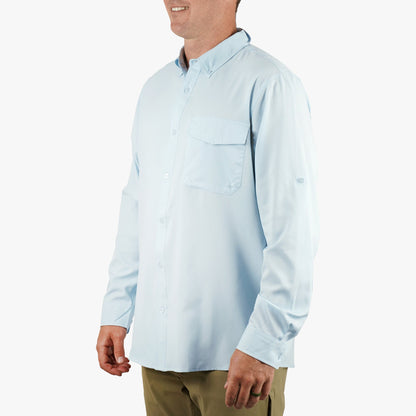 Mens Palomar LS Vented Fishing Shirts - AFTCO