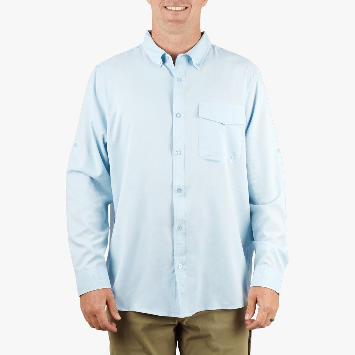 Mens Palomar LS Vented Fishing Shirts - AFTCO