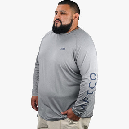 Mens Big Guy Samurai LS Performance Shirt - AFTCO