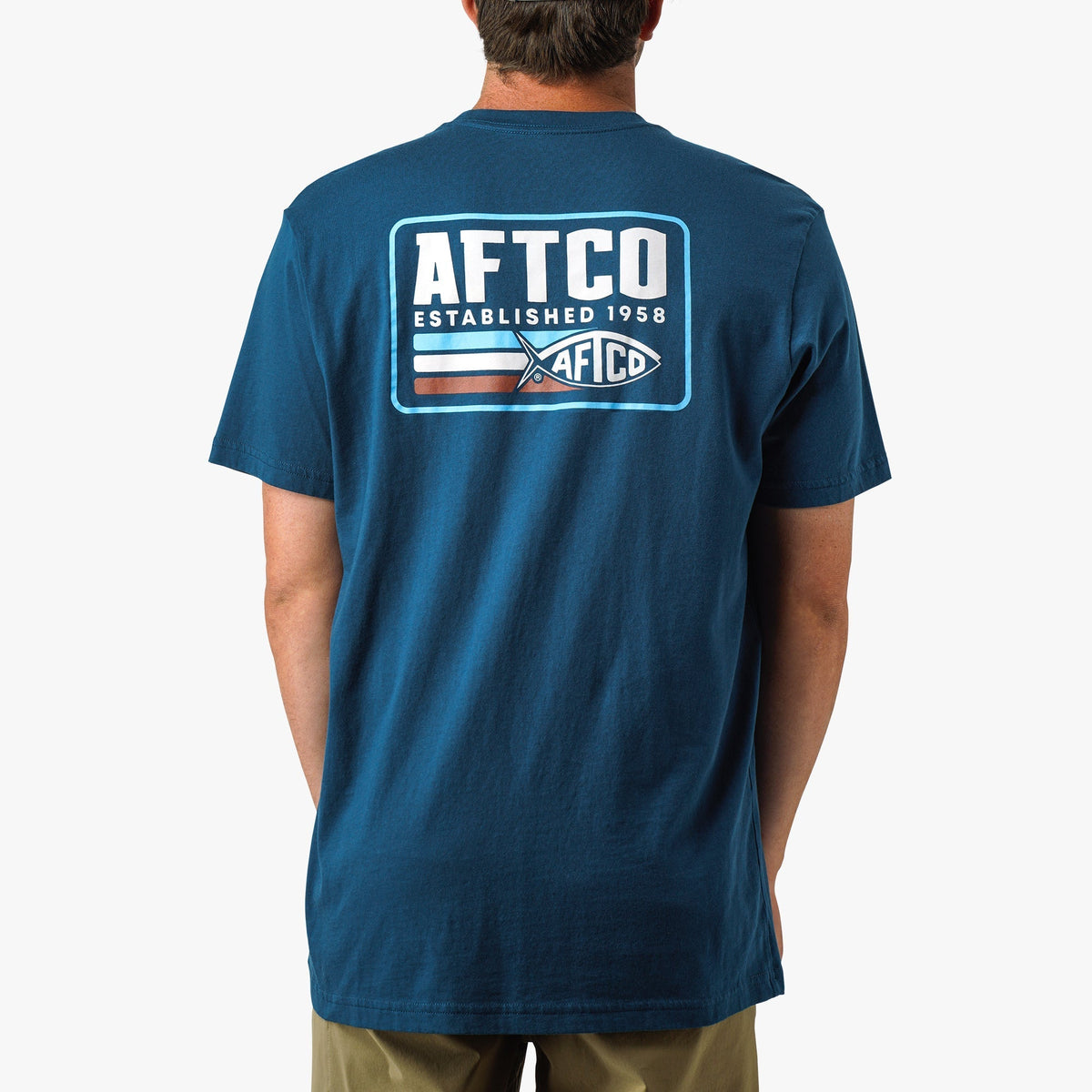 Mens Strype SS Fishing T-Shirt - AFTCO