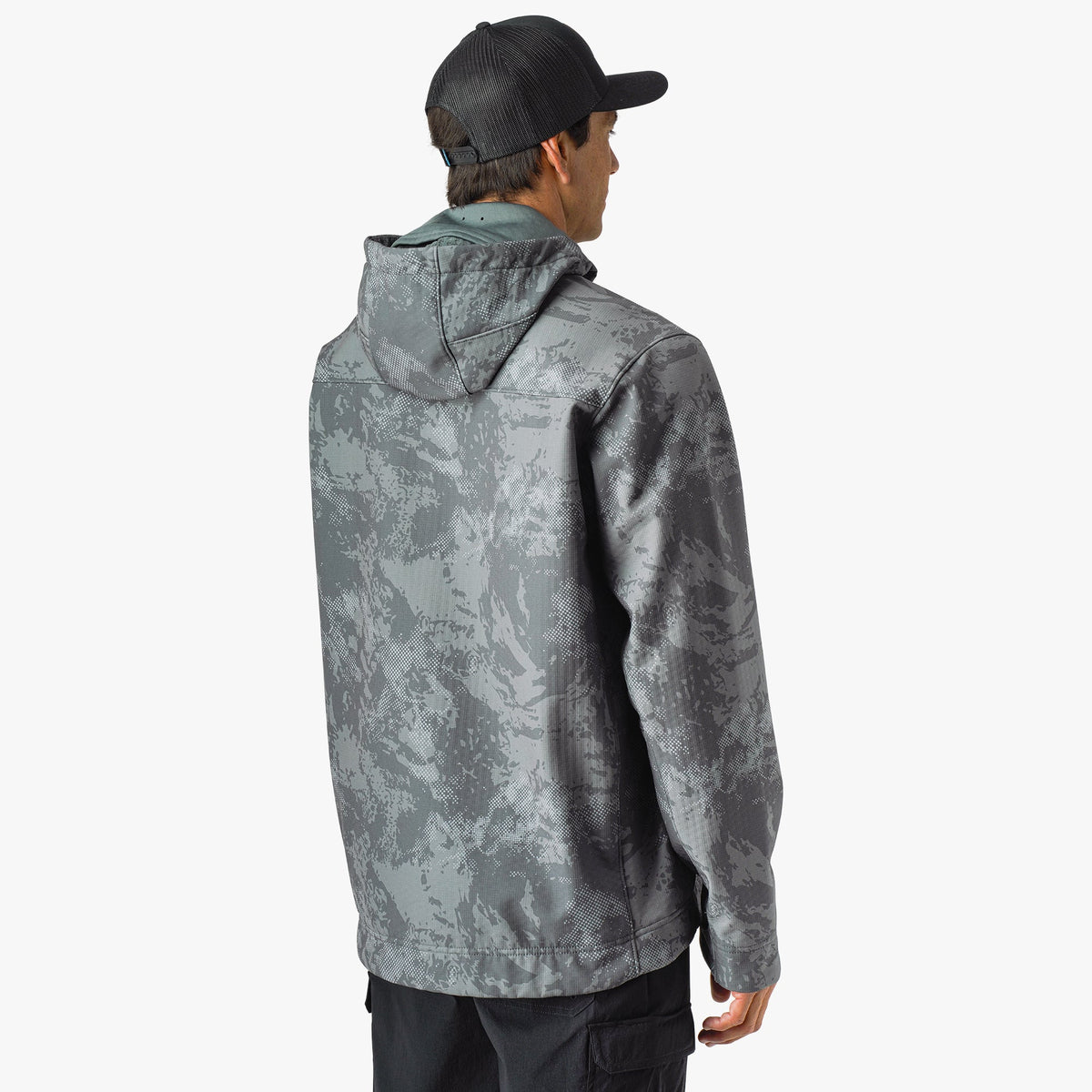 Mens Reaper Tactical Zip Up Camo Softshell Jacket - AFTCO