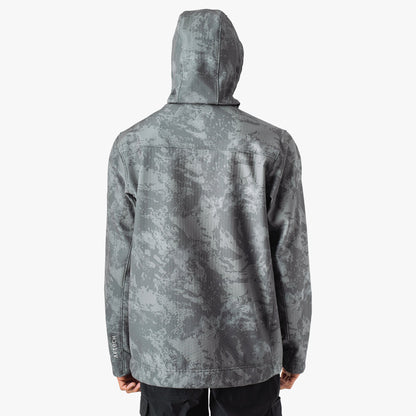 Mens Reaper Tactical Zip Up Camo Softshell Jacket - AFTCO