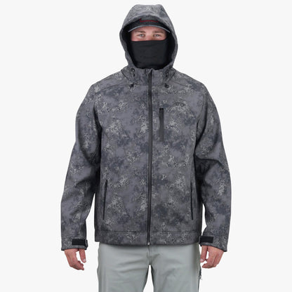 Mens Reaper Tactical Zip Up Camo Softshell Jacket - AFTCO