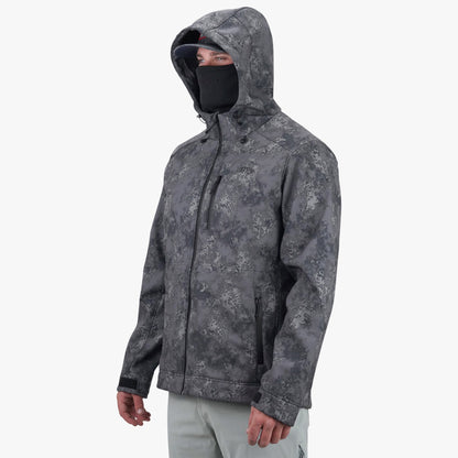 Mens Reaper Tactical Zip Up Camo Softshell Jacket - AFTCO