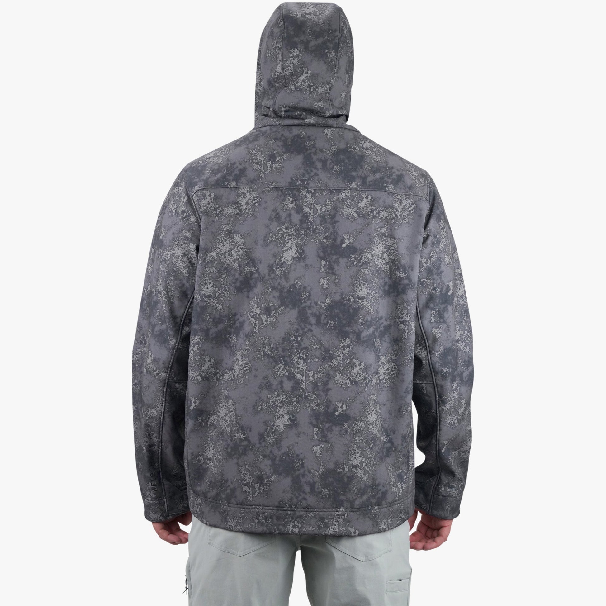 Mens Reaper Tactical Zip Up Camo Softshell Jacket - AFTCO