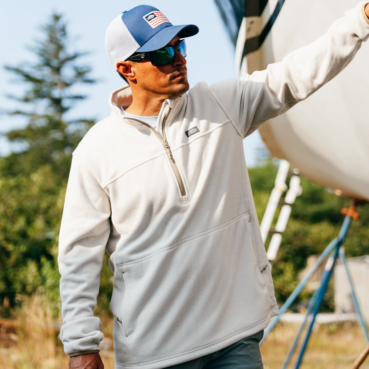 Mens Sentinel ¼ Zip Pullover - AFTCO