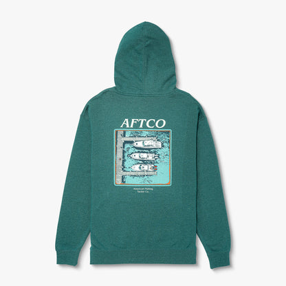 Mens Docked Mens Pullover Sweatshirt Hoodie - AFTCO