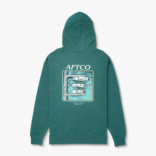 Mens Docked Mens Pullover Sweatshirt Hoodie - AFTCO