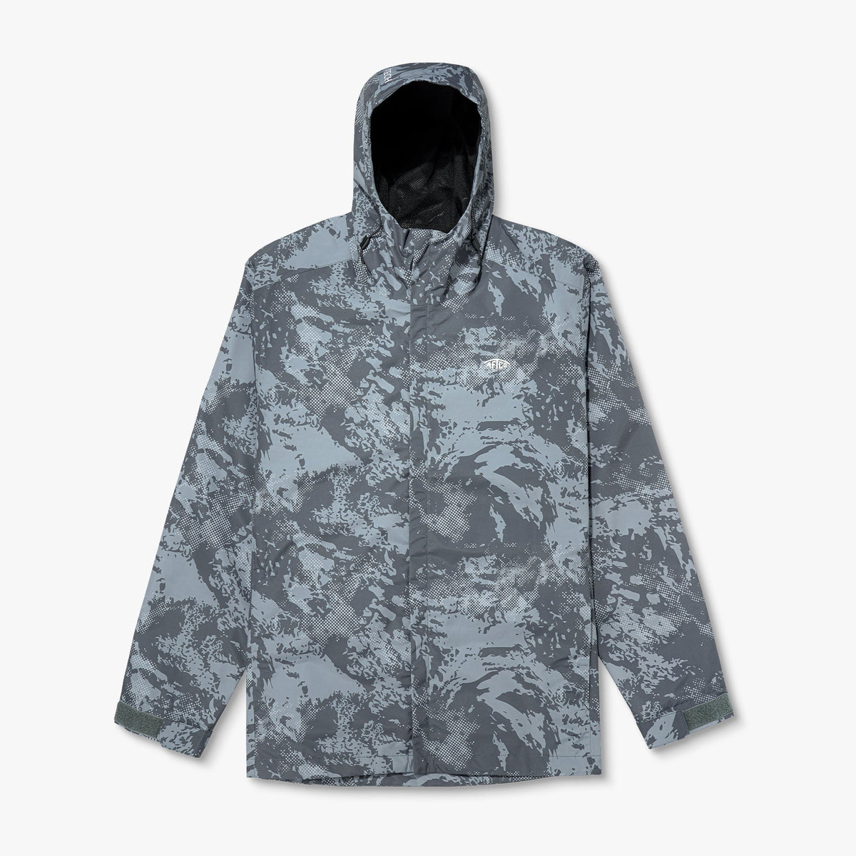 Mens Crossing Printed Camo Fishing Jacket - AFTCO