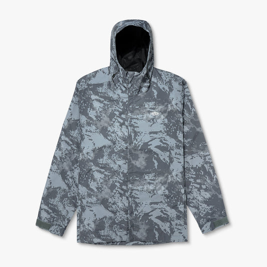 Mens Crossing Printed Camo Fishing Jacket - AFTCO