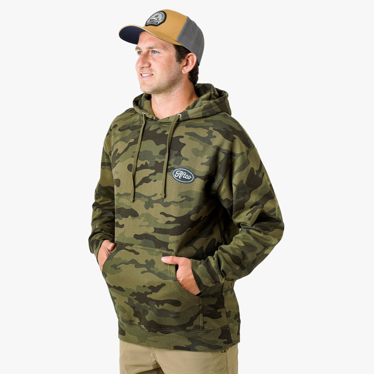 Mens Powerboat Mens Pullover Hoodie - AFTCO
