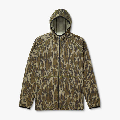 Mens ArmourLoft Mossy Oak Full Zip Fishing Hoodie - AFTCO