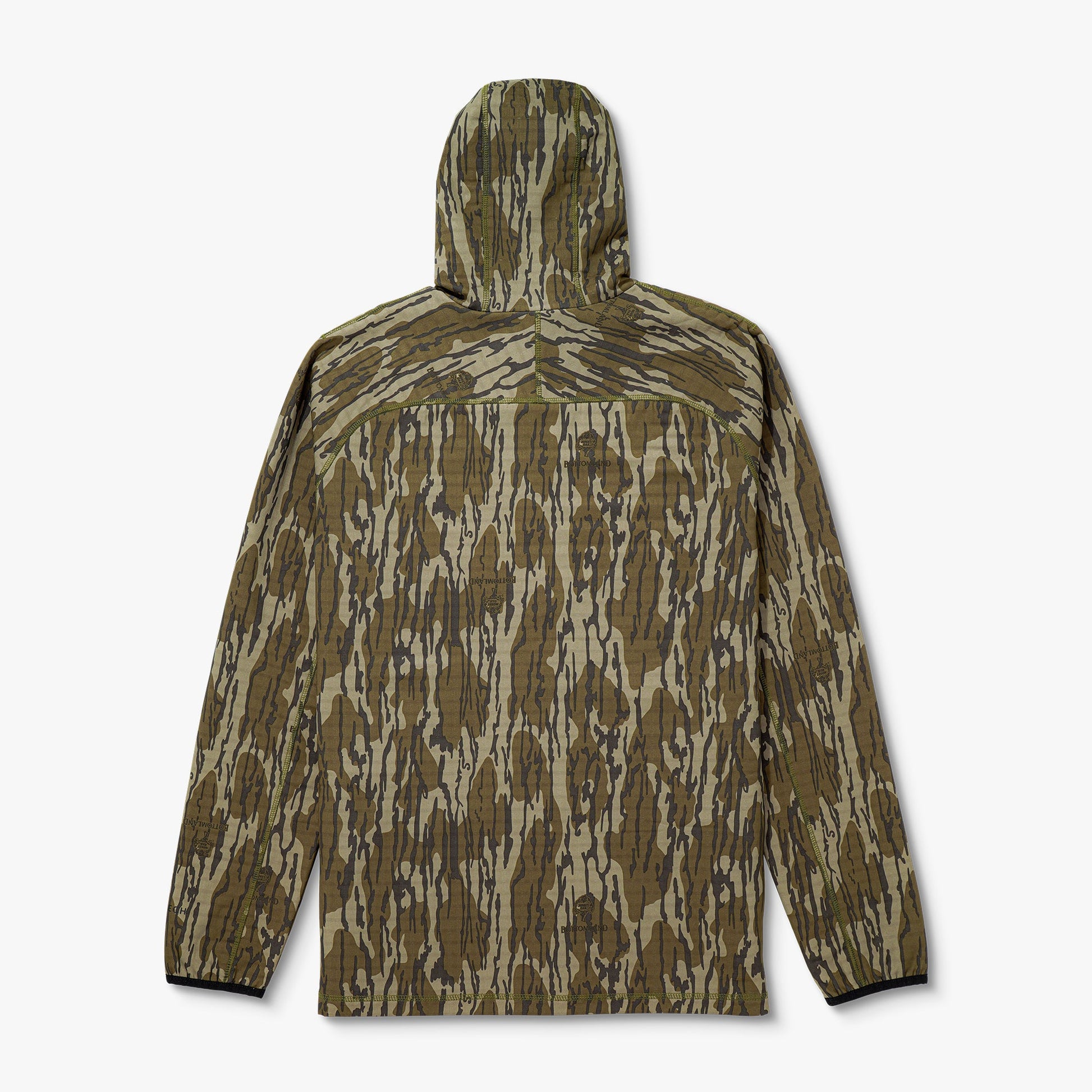 Mens ArmourLoft Mossy Oak Full Zip Fishing Hoodie - AFTCO