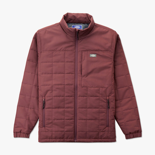 Mens Crosswind Insulated Fishing Puffer Jacket - AFTCO