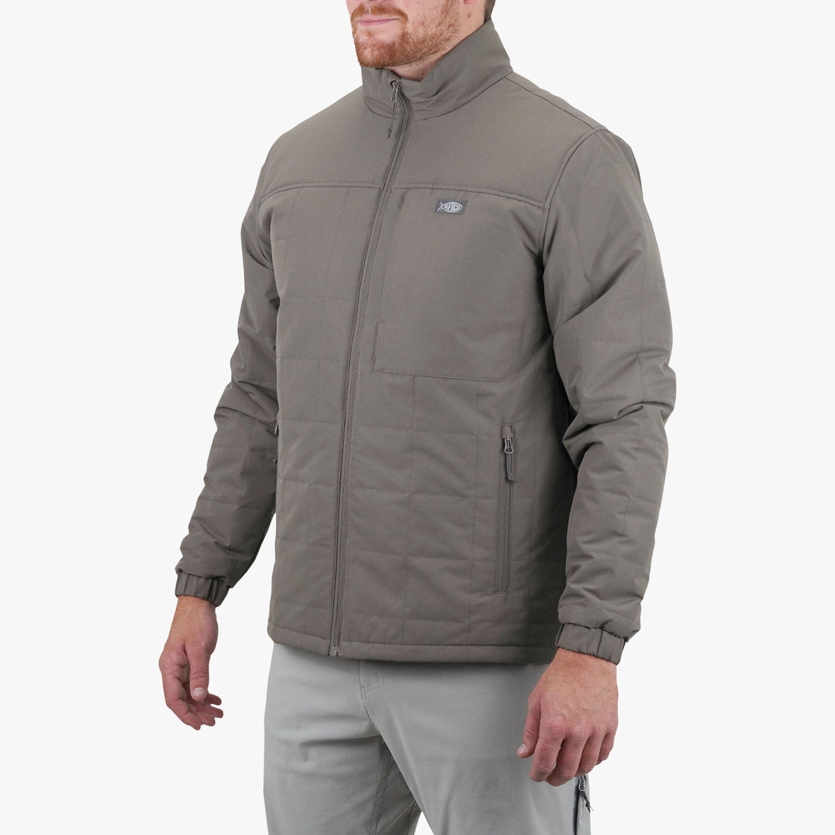 Mens Crosswind Insulated Fishing Puffer Jacket - AFTCO
