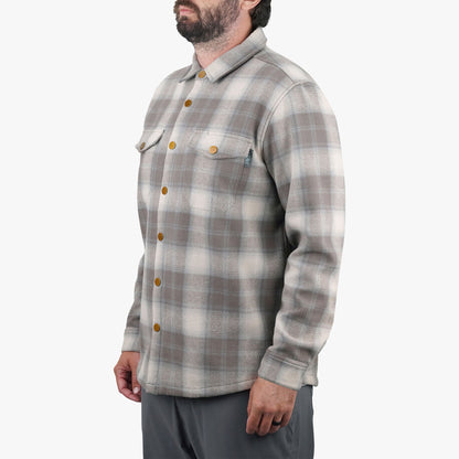 Mens Stout Flannel Shacket - AFTCO