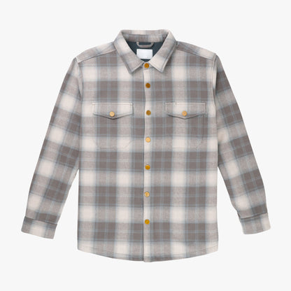 Mens Stout Flannel Shacket - AFTCO