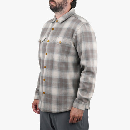 Mens Stout Flannel Shacket - AFTCO