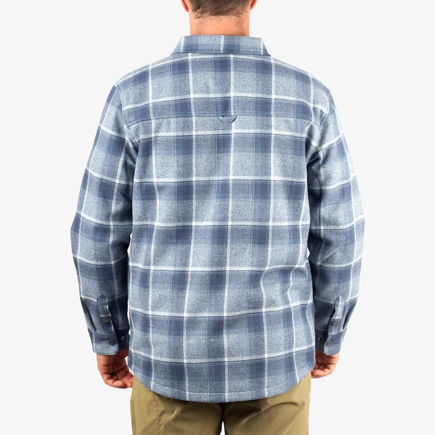 Mens Stout Flannel Shacket - AFTCO