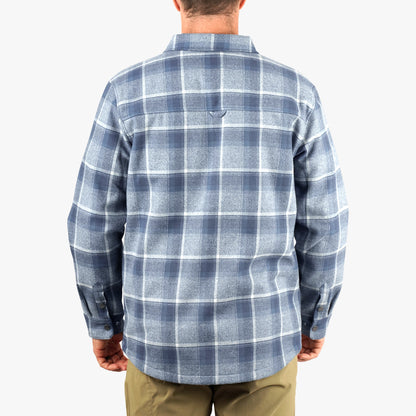 Mens Stout Flannel Shacket - AFTCO