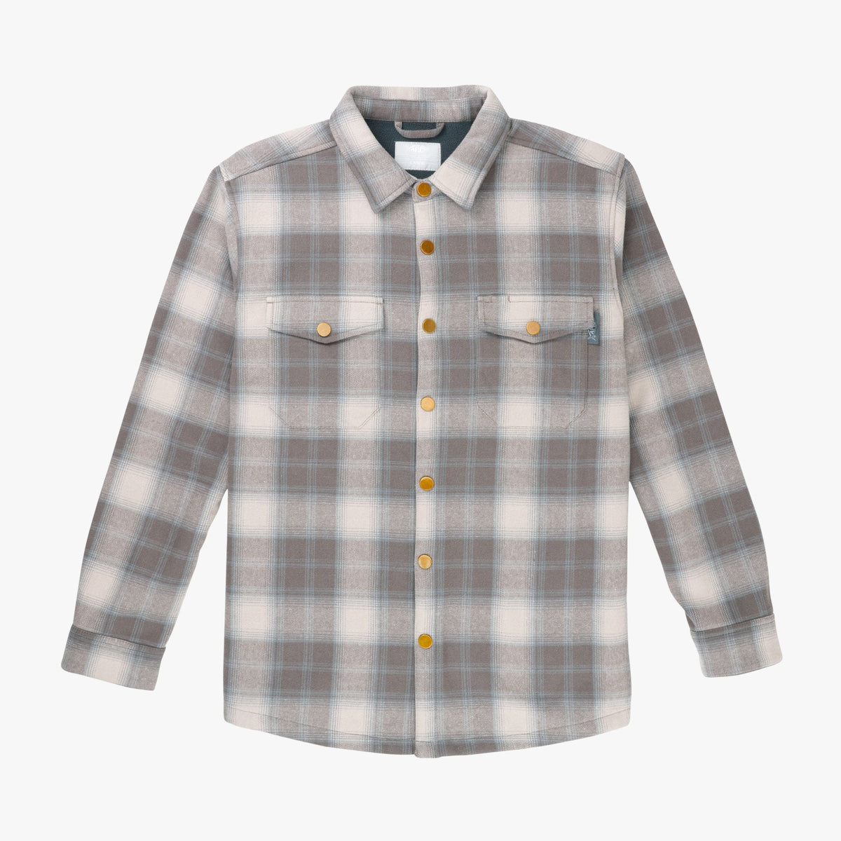 Mens Stout Flannel Shacket - AFTCO