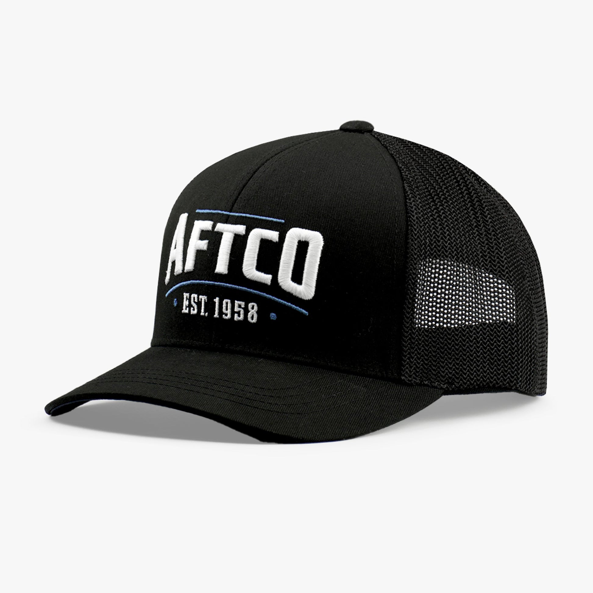 Mens Tidal Trucker Fishing Hat Snapback - AFTCO