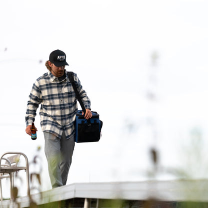Mens Tidal Trucker Fishing Hat Snapback - AFTCO