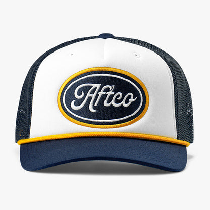 Mens Powerboat Trucker Fishing Snapback Hat - AFTCO