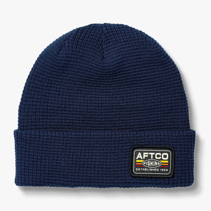 Mens Chevron Waffle Fishing Beanie - AFTCO