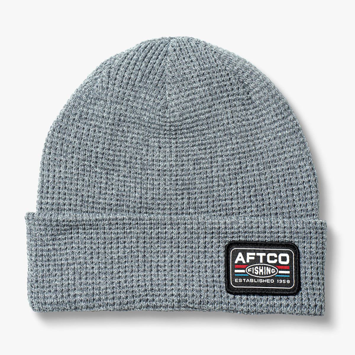 Mens Chevron Waffle Fishing Beanie - AFTCO