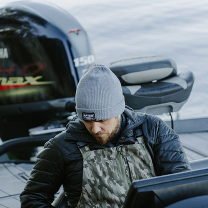 Mens Chevron Waffle Fishing Beanie - AFTCO