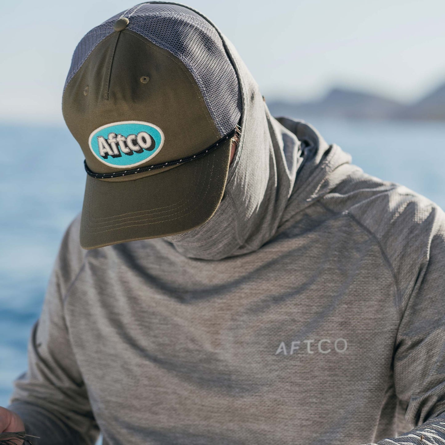 Mens Stack Trucker Hat - AFTCO