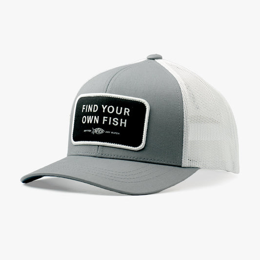 Mens Find Your Own Fish Trucker Hat - AFTCO