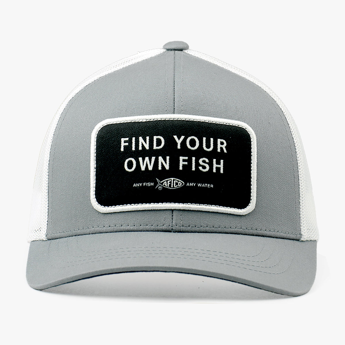 Mens Find Your Own Fish Trucker Hat - AFTCO