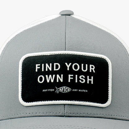 Mens Find Your Own Fish Trucker Hat - AFTCO