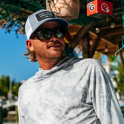 Mens Find Your Own Fish Trucker Hat - AFTCO