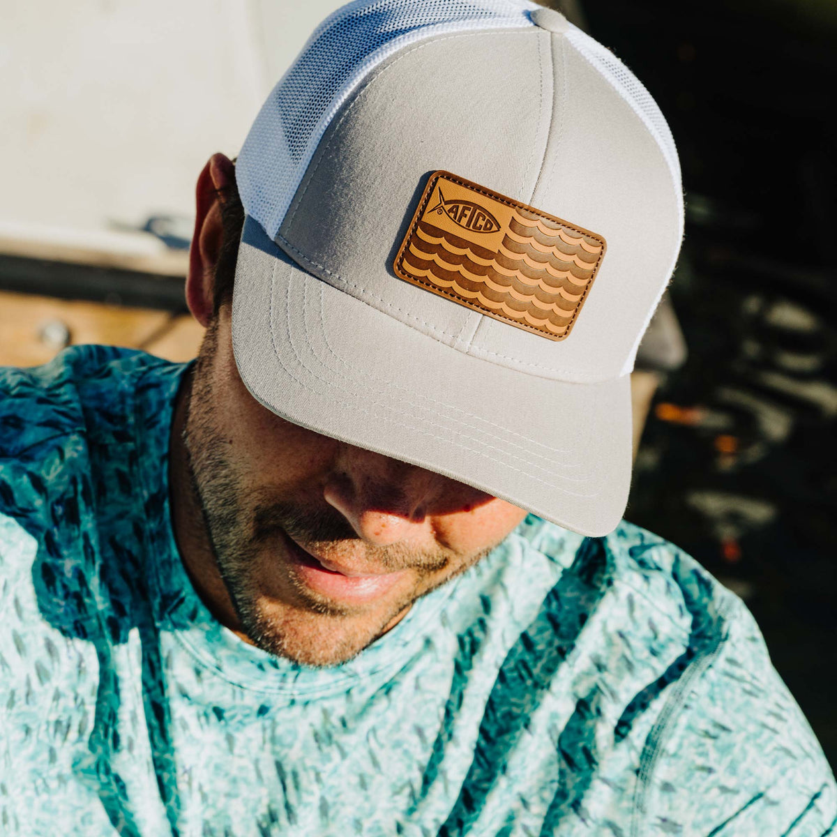 Mens Canton Fishing Trucker Hat - AFTCO