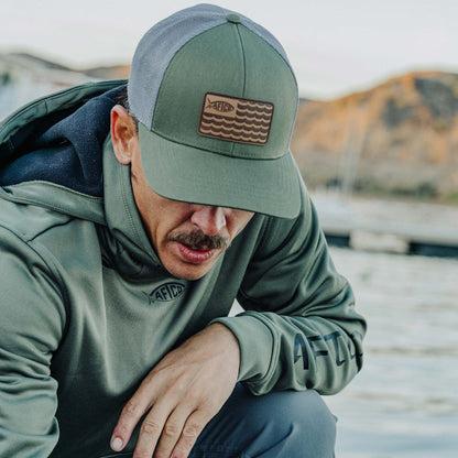 Mens Canton Fishing Trucker Hat - AFTCO