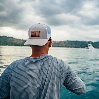 Mens Canton Fishing Trucker Hat - AFTCO