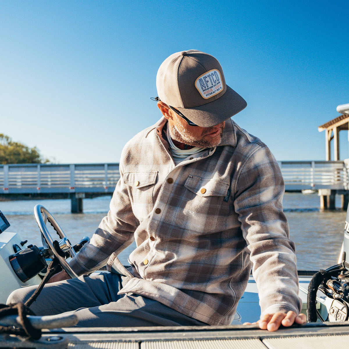 Mens Waterborne Trucker Hat - AFTCO