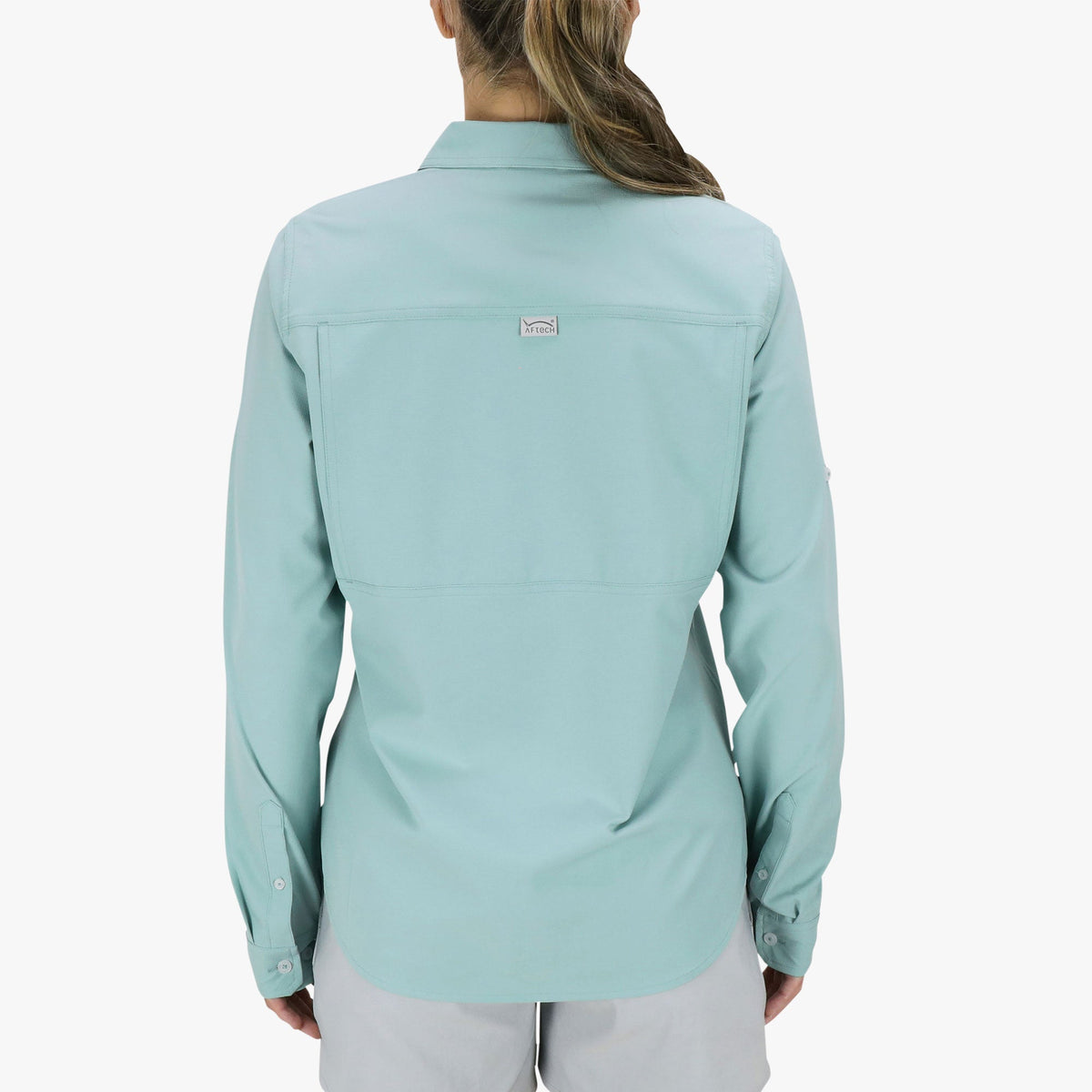 Womens Women's Ace LS Button Down - AFTCO