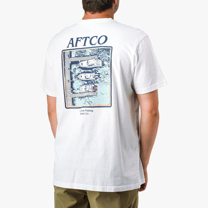 Mens Docked Short Sleeve Fishing Shirt - AFTCO