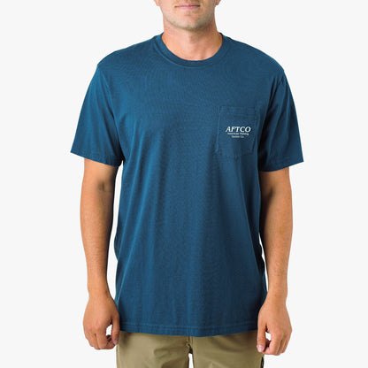 Mens Docked Short Sleeve Fishing Shirt - AFTCO