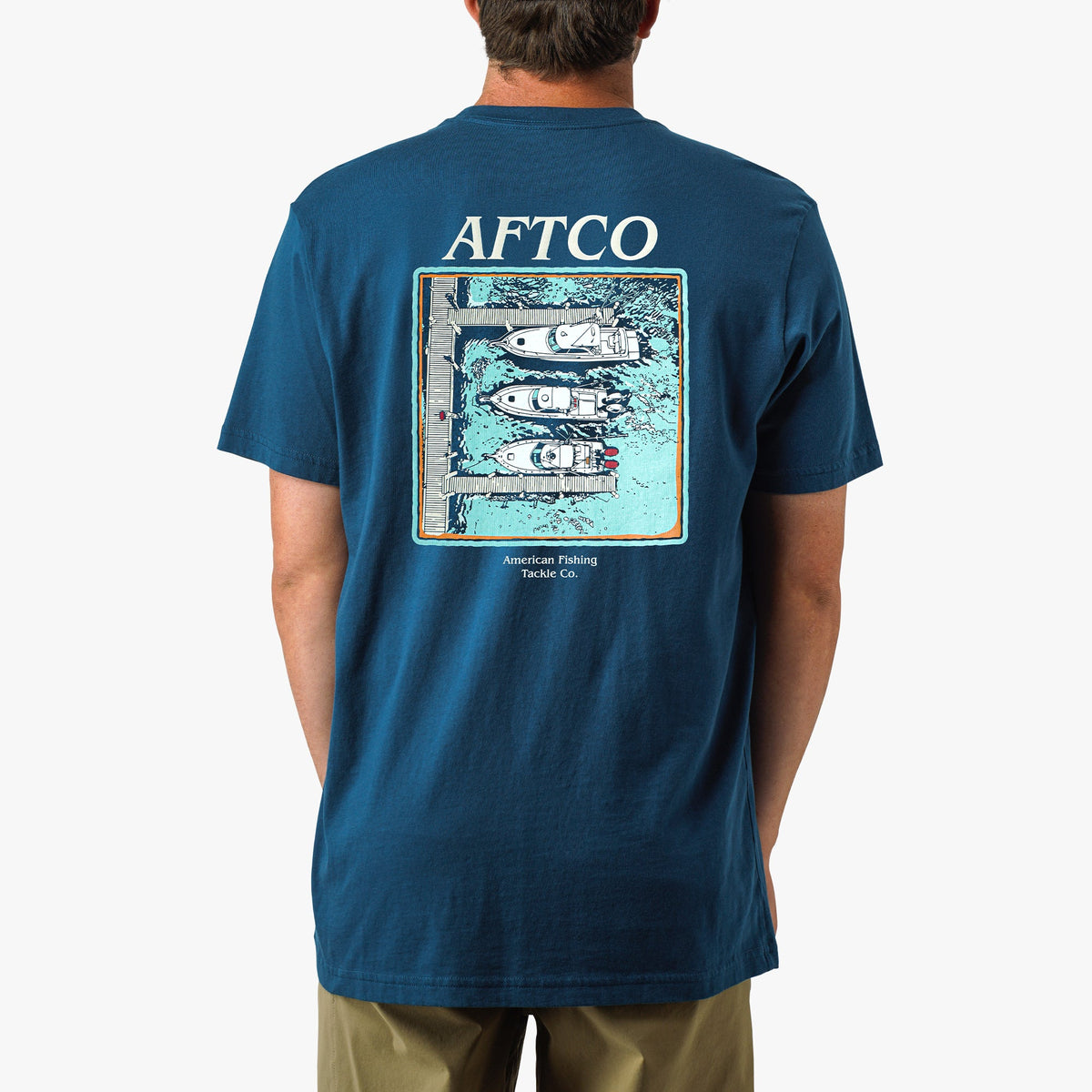 Mens Docked Short Sleeve Fishing Shirt - AFTCO