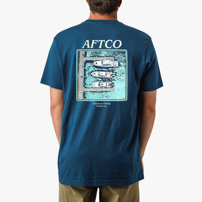 Mens Docked Short Sleeve Fishing Shirt - AFTCO
