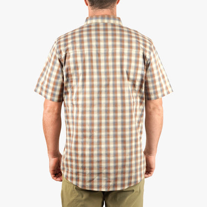 Mens Portside SS Button Down Fishing Shirt - AFTCO